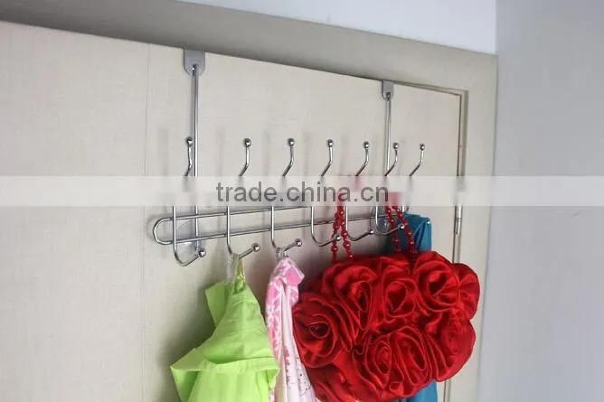 Stainless steel sheet over the door hook