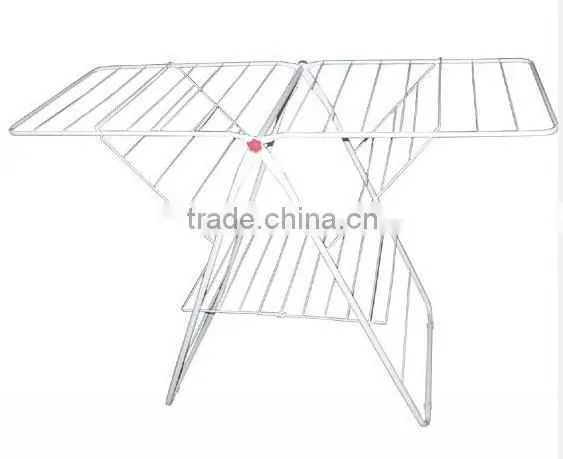 Metal Clothes Drying Rack with Foldable Design