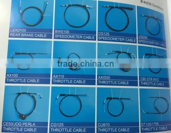 CG125 CG150 AX100 motorcycle throttle cable brake cable clutch cable Speedometer cable