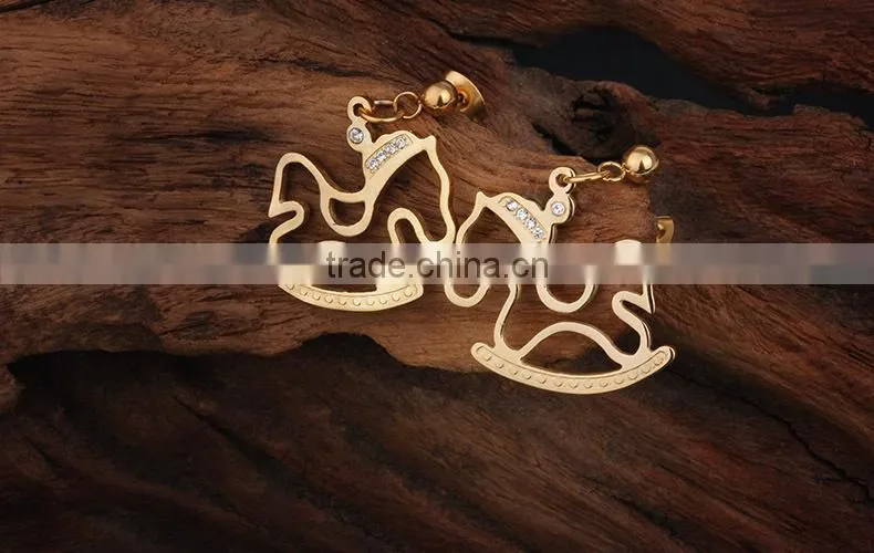 stylish 4k 10k fake gold plated afghan jewelry set