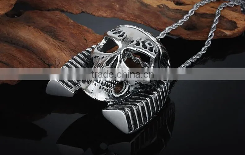 New fashion arrival China casting skull egyptian pendant