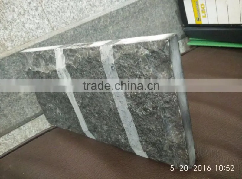 Black Basalt Flagstone Wall Panel