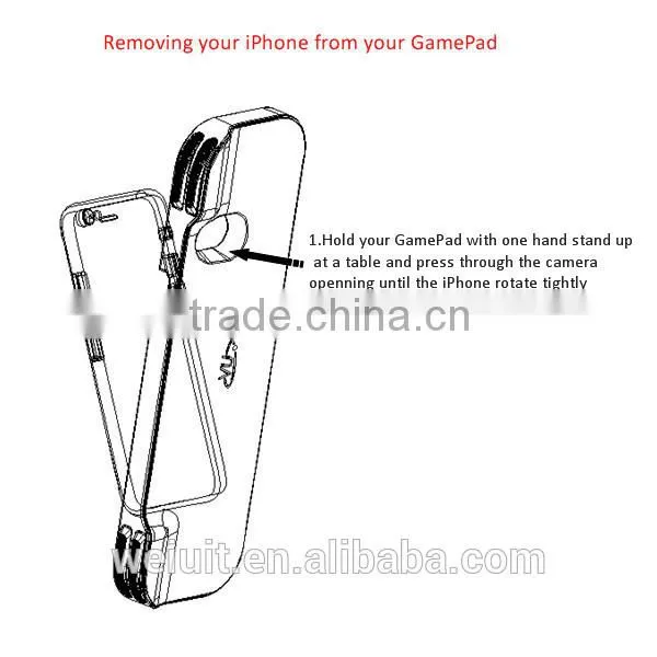MFI Certified Joystick Type Compatible Platform Game Controller for iPhone 6