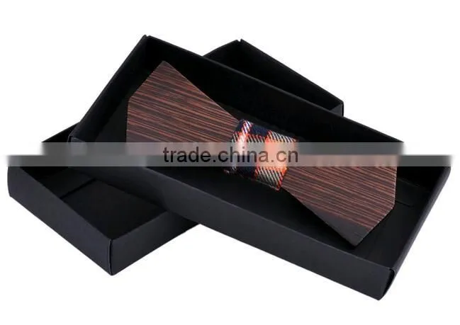2016 Solid Good Quality Wooden Bow Tie For Men Classic Wooden Bow ties Factory Neckwear 3D Handmade Butterfly Wood Tie