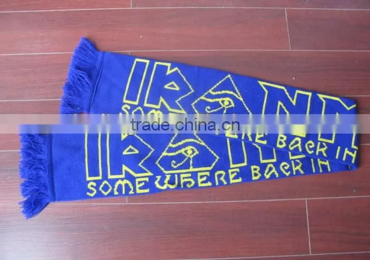 Promotion custom logo soccer scarf