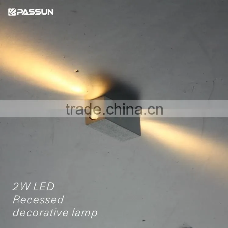 modern up and down 2*1w mini led decorative light