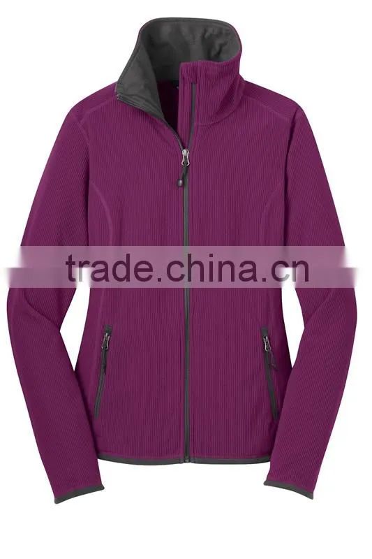 Branded stripe jacket soft shell jacket