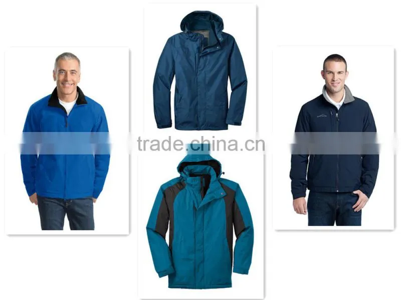 Mens windproof fashion jackets with pockets