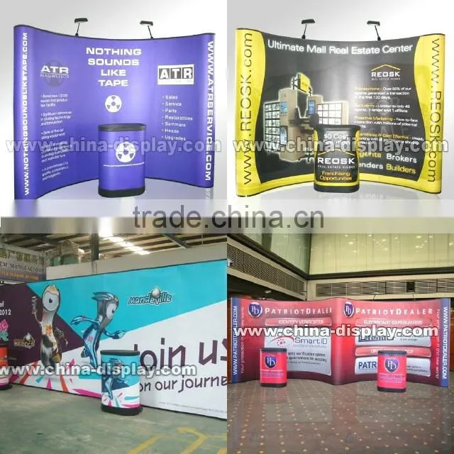 Magnetic pop up display pop up frame