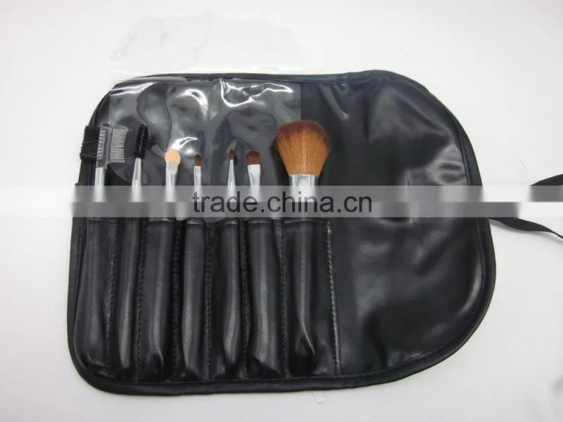 7PCS Goat and nylon Hair In PU case Packing for Makeup Brush Set