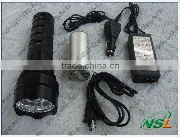 Super Bright 24W HID Flashlight Xenon Torch HID Spotlight Searching Light