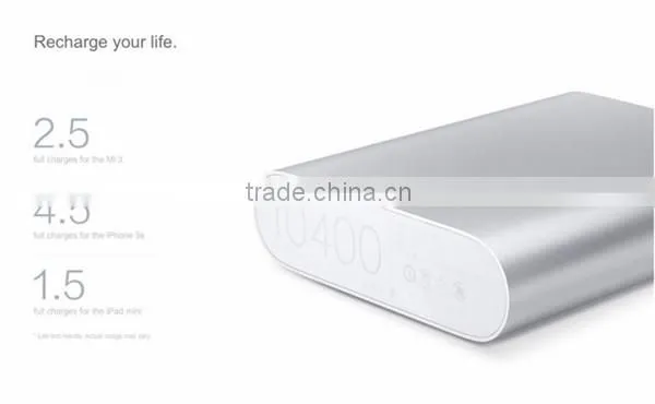 High Safety battery power bank easy take power bank charger 10400MAH for mobile phone New Hot smart power bank