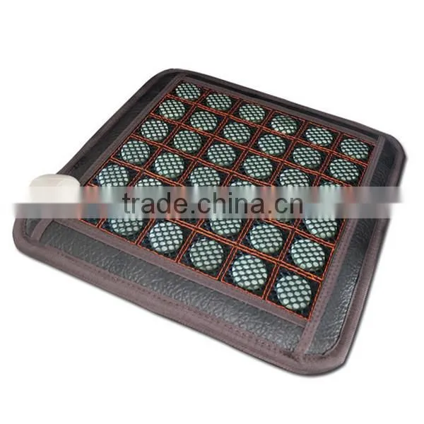 tourmaline heating cushion/jade massager cushion with Korea techology