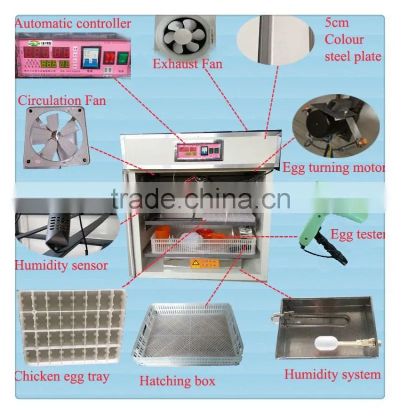 Full automatic large sige egg incubator poultry egg incubator for sale