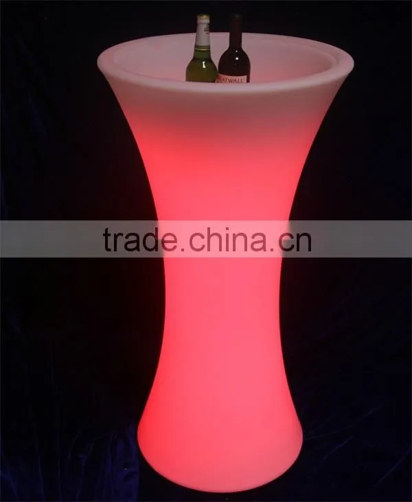 Multi Color change Cylinder Led Lighting Beer Ice Bucket