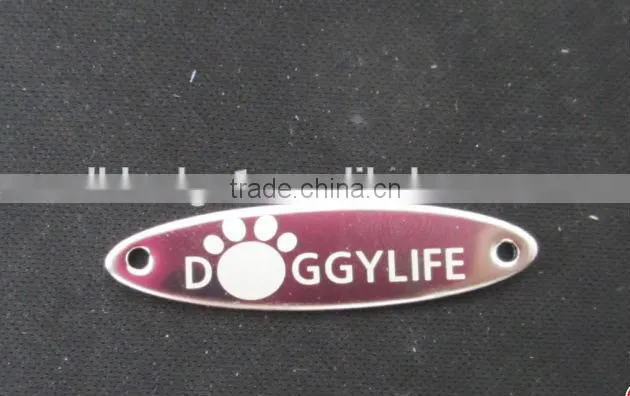 aluminum tag, brass anquit label, adhesive label, metal label.