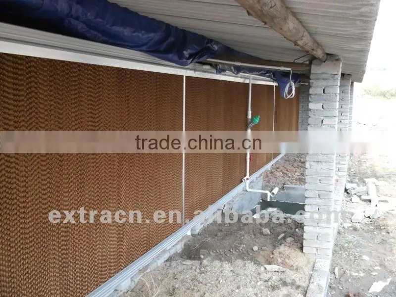 Poultry farm evaporative cooling system