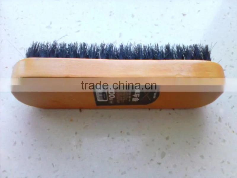 wholesale reeded wooden shoes brush in good quality