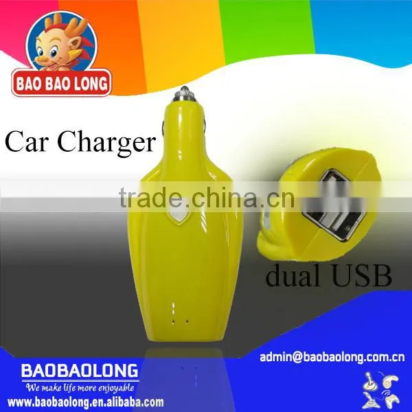 2014 Full current 3A car charger for phone
