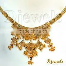 22 K Gold Bridal Necklace Sets, Kundan Necklace Sets, Kundan Jewellery