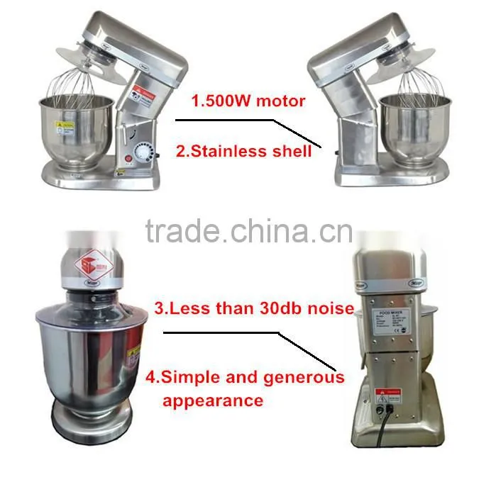 multifunction food mixer Stainless Steel