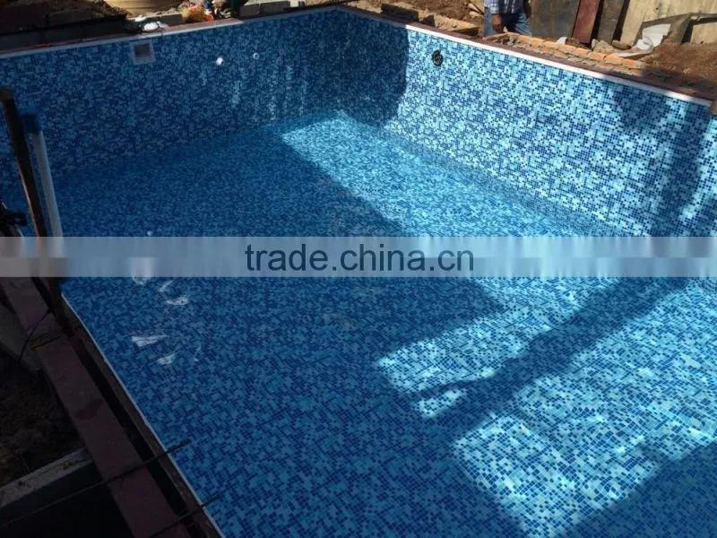 Non-slip vinyl liner Anti UV lights fiberglass PVC swimming pool liner