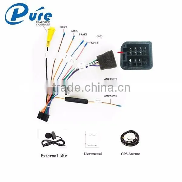 Factory direct supply wholesale 7" capacitive touch screen android 5.1.1 2 din car dvd player