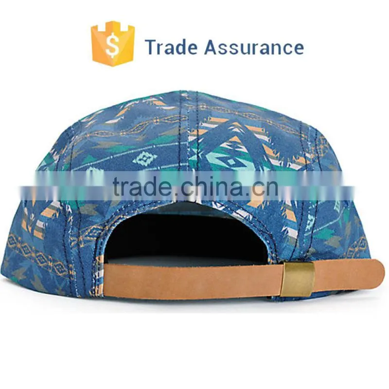 5 Panel Hat with Woven Label floral 5 Panel Hat Sewing Pattern