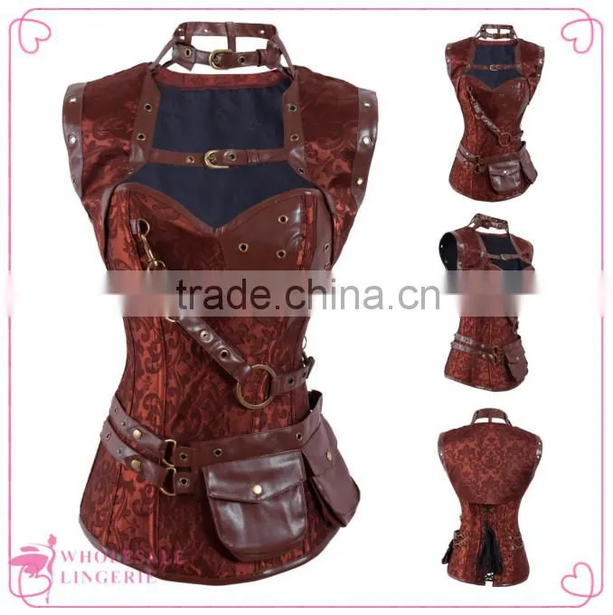 Sexy Steampunk corset,steel bone corset