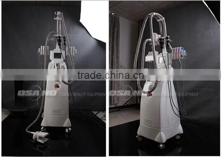 CE&ROHS approved cryolipolysis cavitation vacuum roller rf lipo laser anti cellulite machine