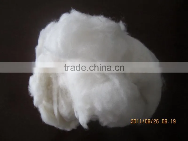 Chinese best quality of carbon wool 20.5mic,40-50mm raw white color,substitute of carbonized wool