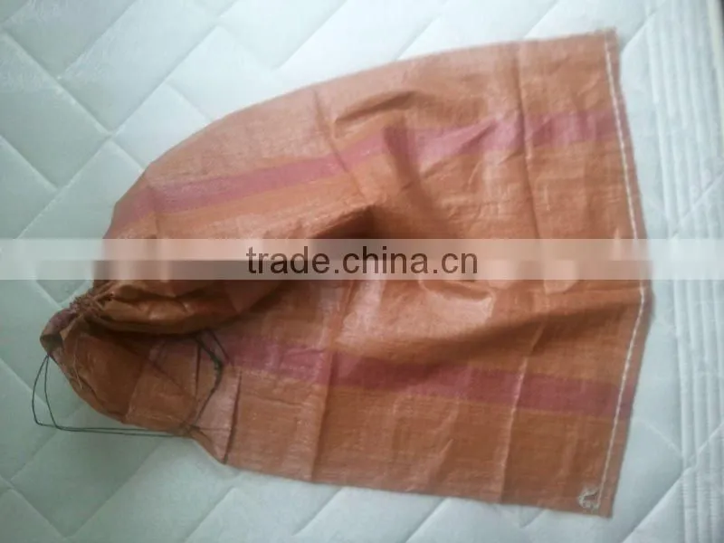 PP Woven bags with drawstring on top