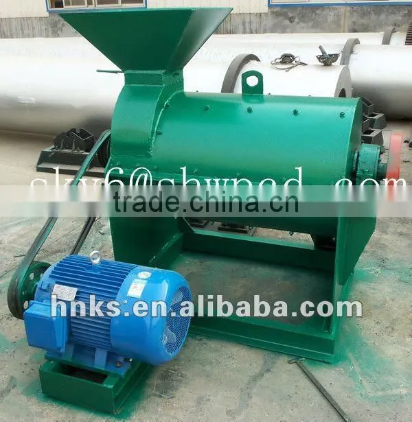 Poultry manure cattle cow manure crushing machine fertilizer crusher for sale