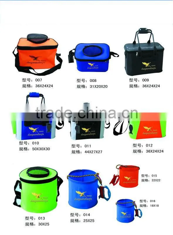 EVA/PVC fishing tank hot sale In bag folding water tank