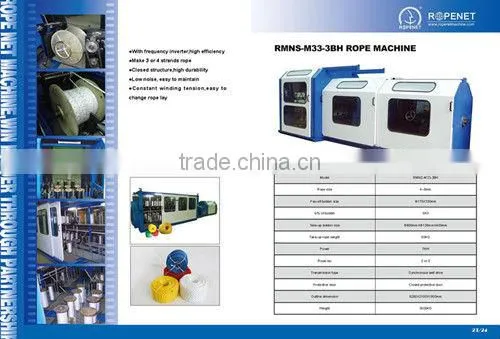 Rope Making Machine M :0086 15163879588 email:alice@ropeking.com