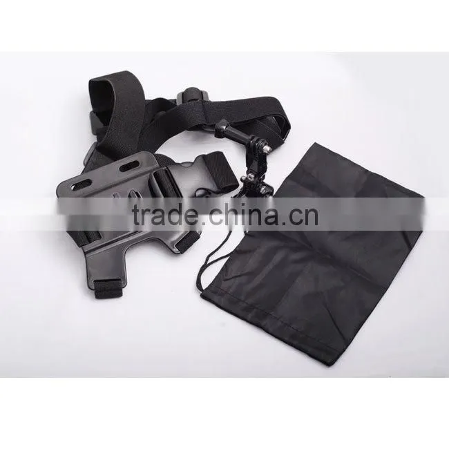 Black Gopro Chest Harness for Gopro Accessories