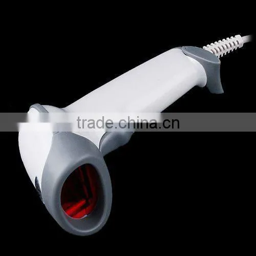 White CCD scan laser Barcode Scanner Bar Code Reader