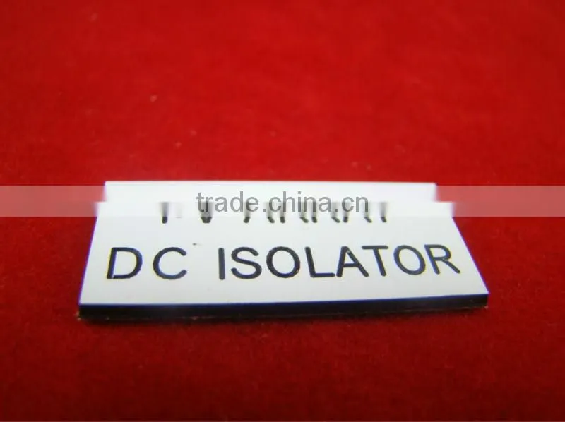 Adhesive ABS Label