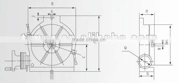 VERTICAL/HORIZONTAL ROTARY TABLE