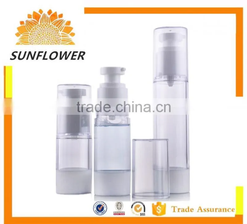 palstic empty white airless bottles 80ml/100ml/120ml