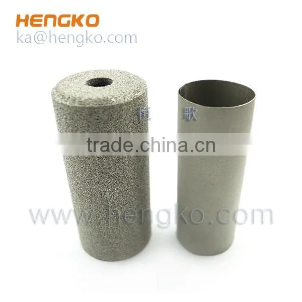 sintered porous stainless steel filter cartridge housing