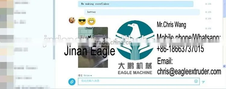 High Quality New Condition Small Scale Corn Flakes/Breafast Cereal Making Machines