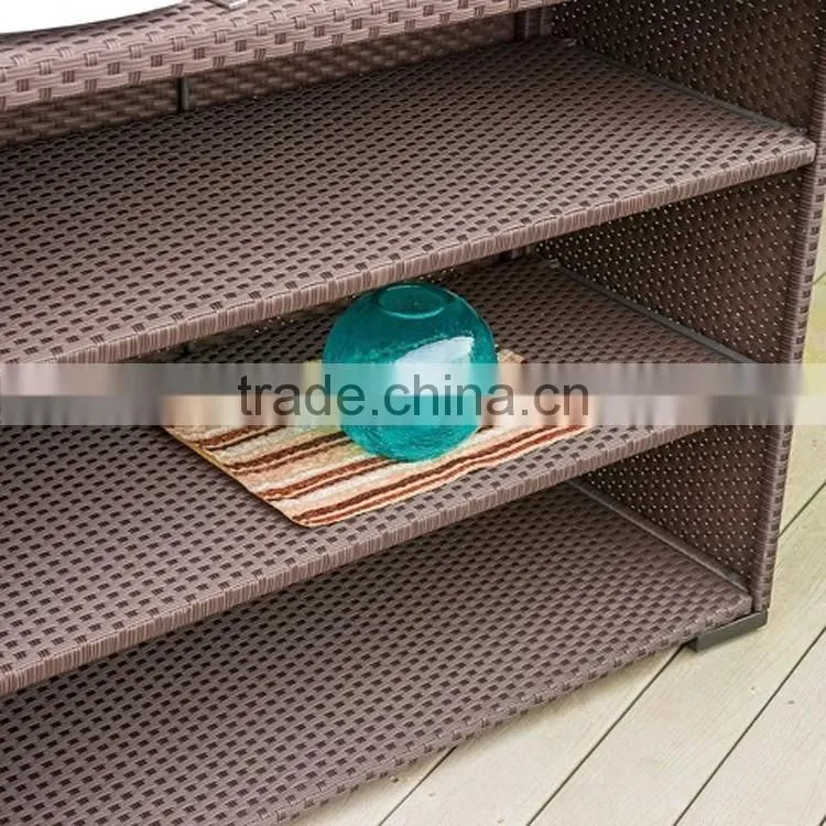 Modern rattan outdoor high chairs bar and lounge furniture