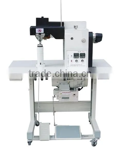 Automatic gluing machine thermo-cementing and pounding machine shoe making machine