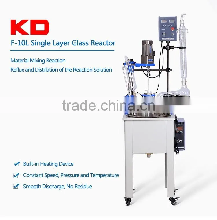 (KD) High Quality Efficient Lab Pyrolysis Glass Vessel