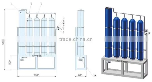 china bladder accumulator station rexroth