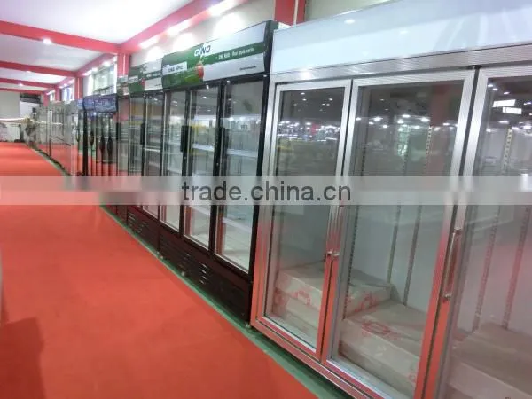 High quality floor standing glass display cabinet showcase