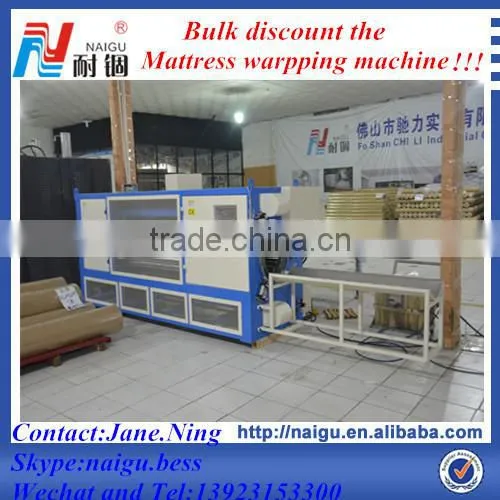China manufacturer price good quality automatic sponge Roll packing machine wrapping machine