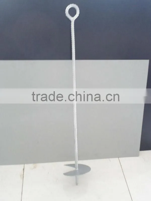 hot-dipped galvanized screw in ground anchor