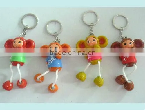 Frog shaped key chains for promotion gifts